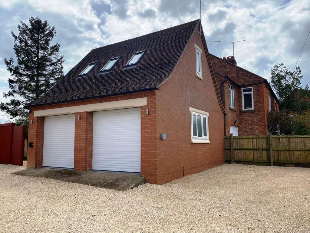Garage and driveway