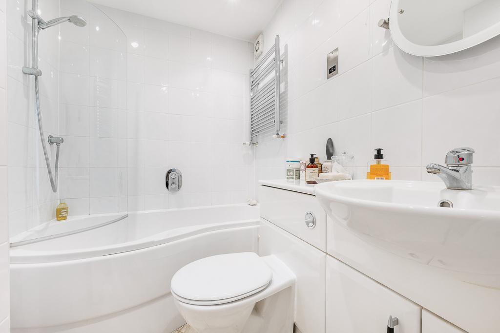 Superb Fully-Tiled Bathroom
