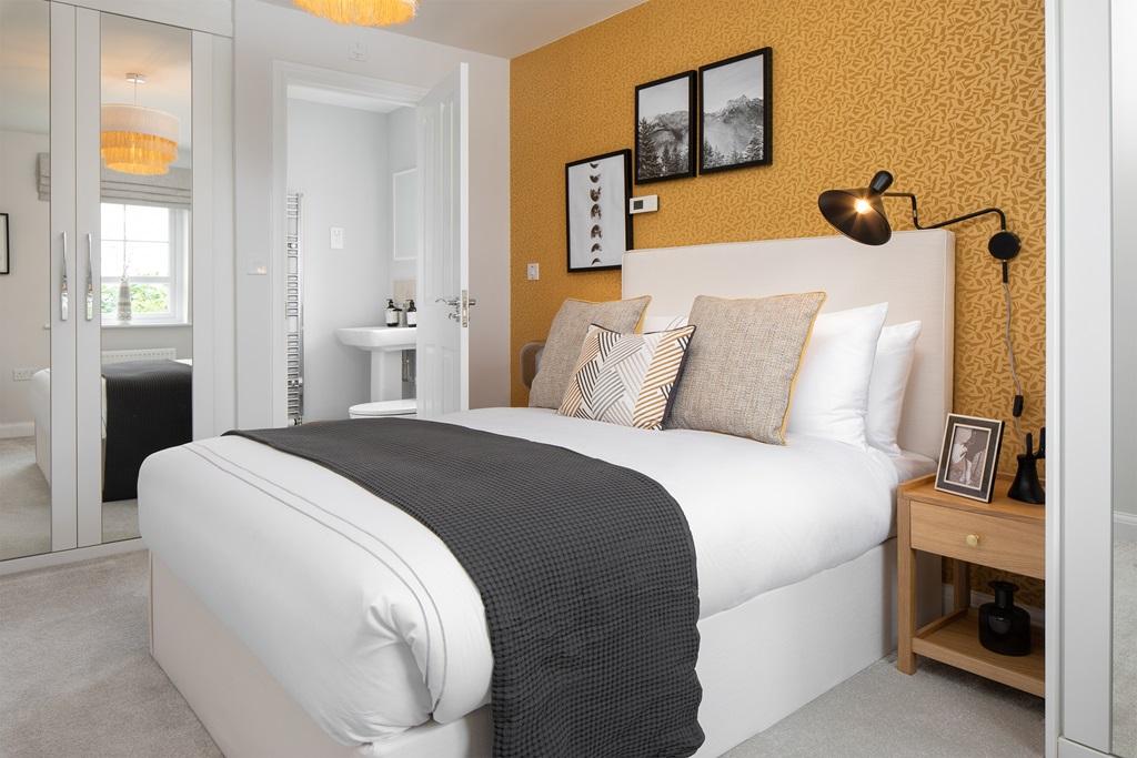 En suite main bedroom in the Maidstone 3 bedroom home