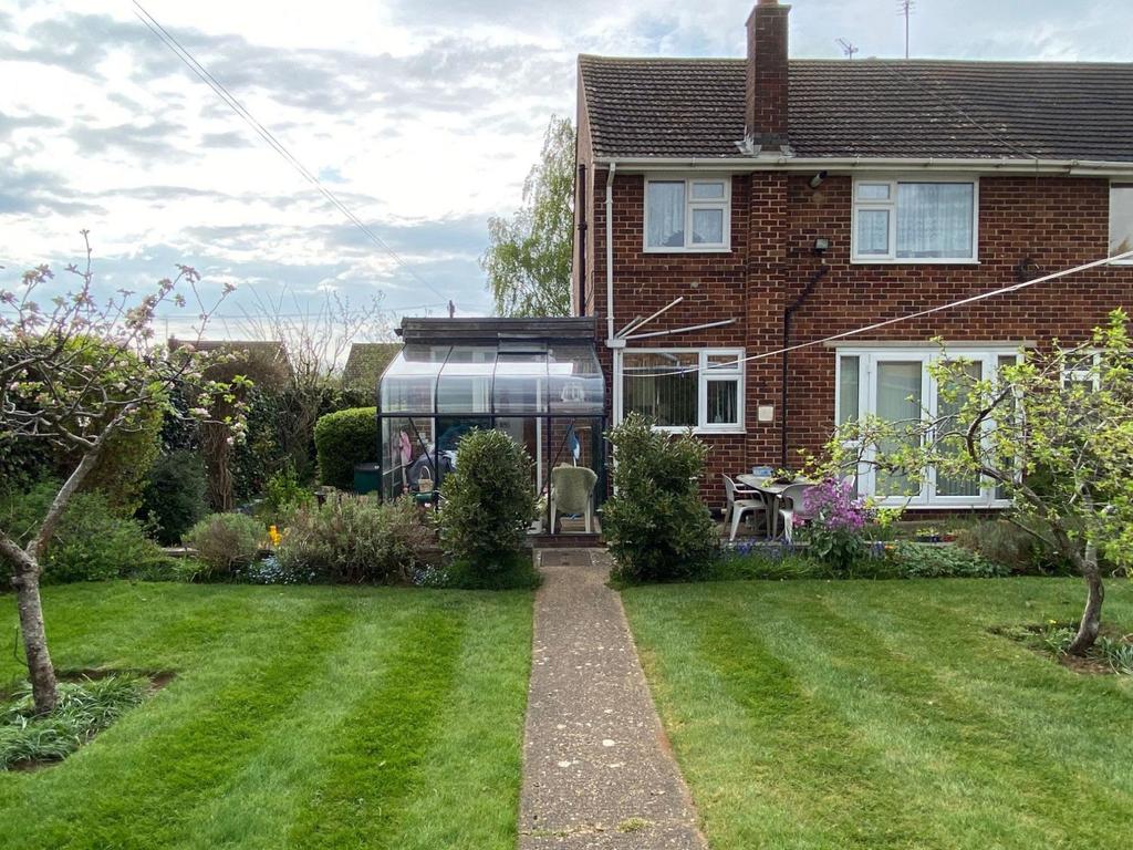 Rear of property