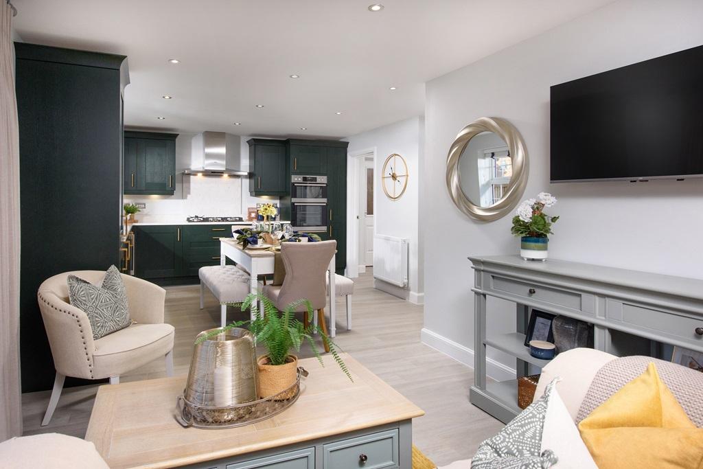 Kirkdale lounge onlooking kitchen