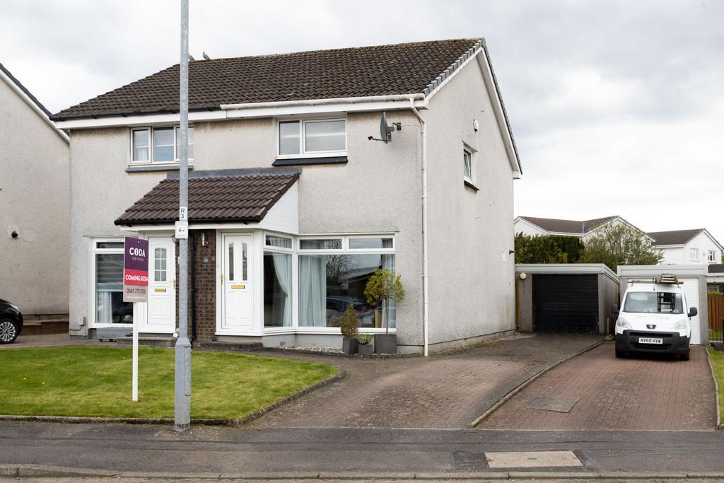 Netherhouse Ave, Lenzie 2 bed semidetached house £195,000