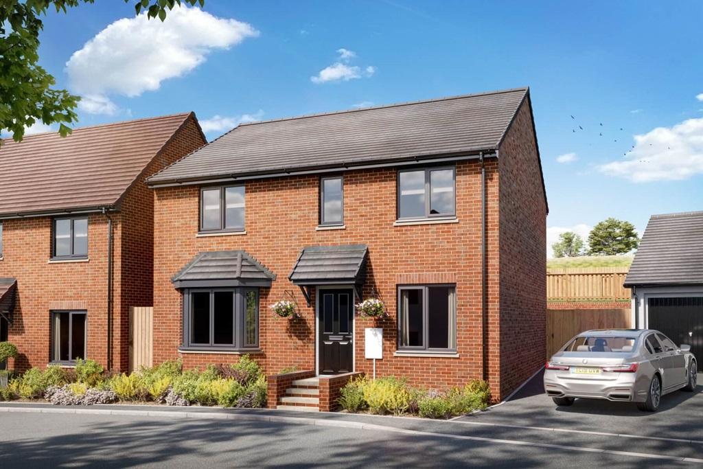 Artist impression of a 4 bedroom Manford home