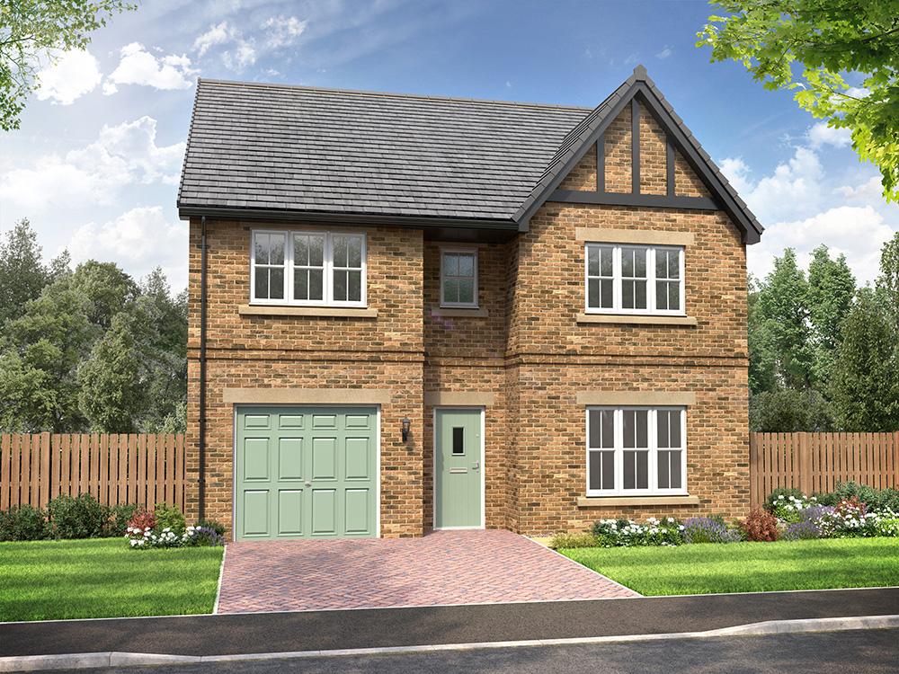 External CGI of 4-bedroom Hartford