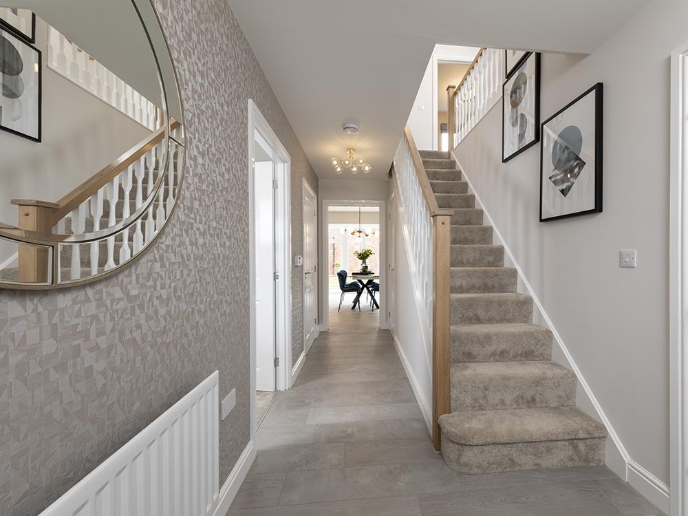 Spacious entrance hallway