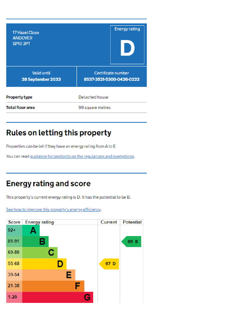 EPC Certificate