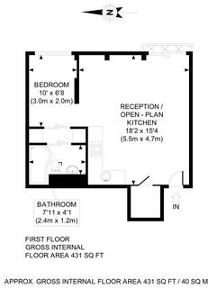 1 bedroom apartment to rent, Lanson Building, 348 Queenstown Road, London, SW11