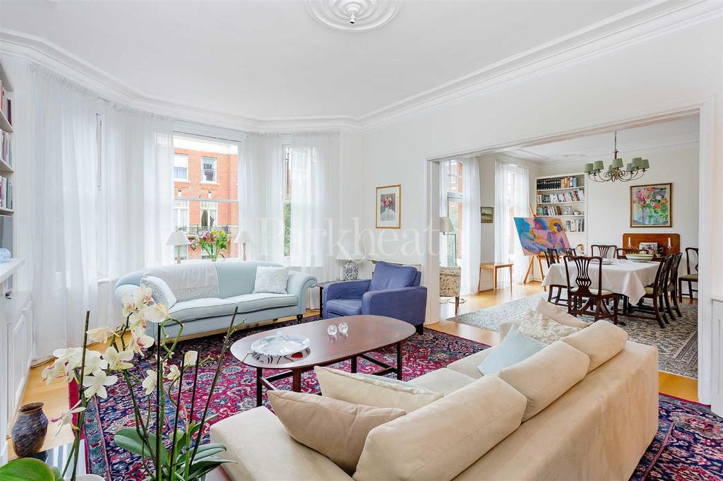 Marlborough Mansions, West Hampstead, London 4 bed flat for sale £