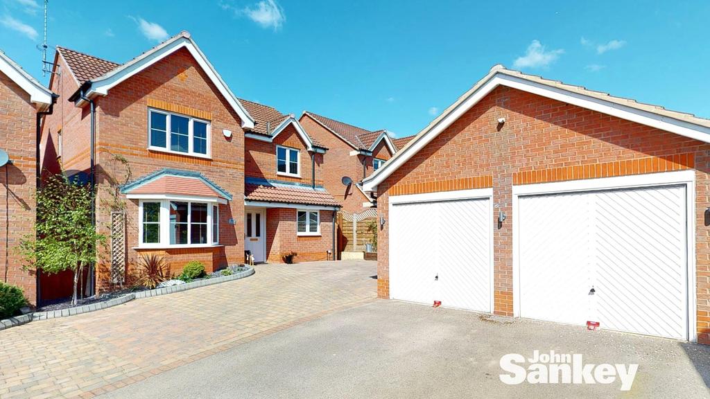 Portland Way, Clipstone Village, Mansfield 4 bed detached house for