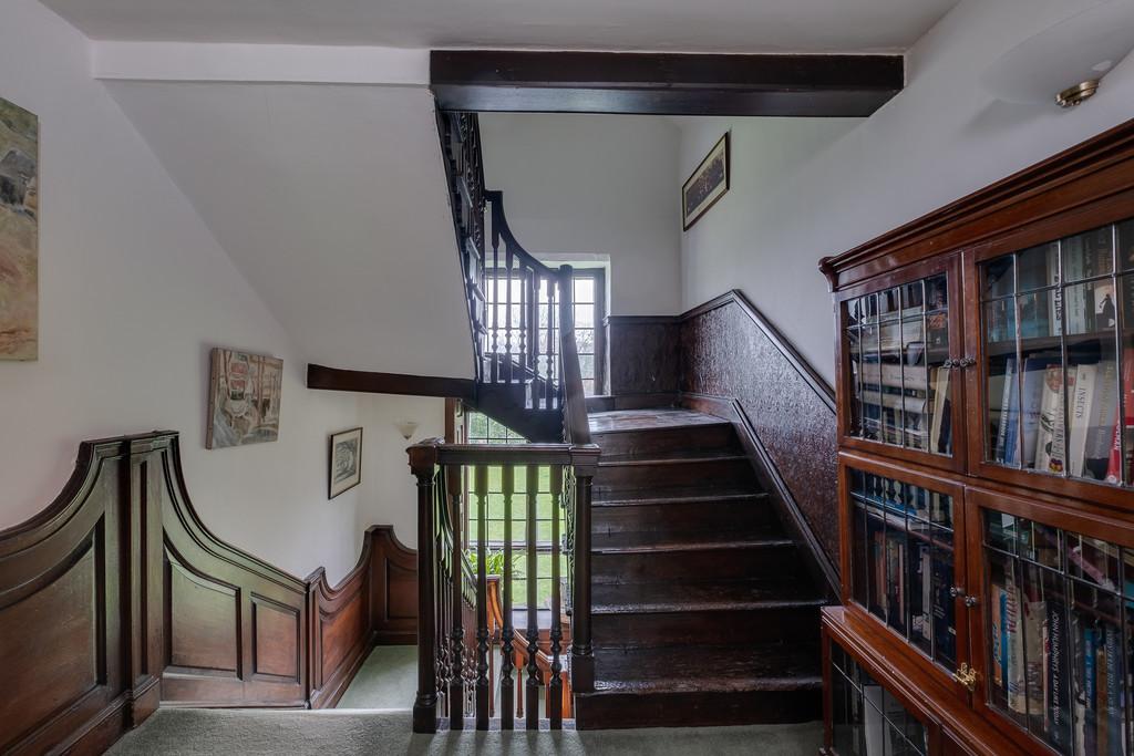 Panelled staircase