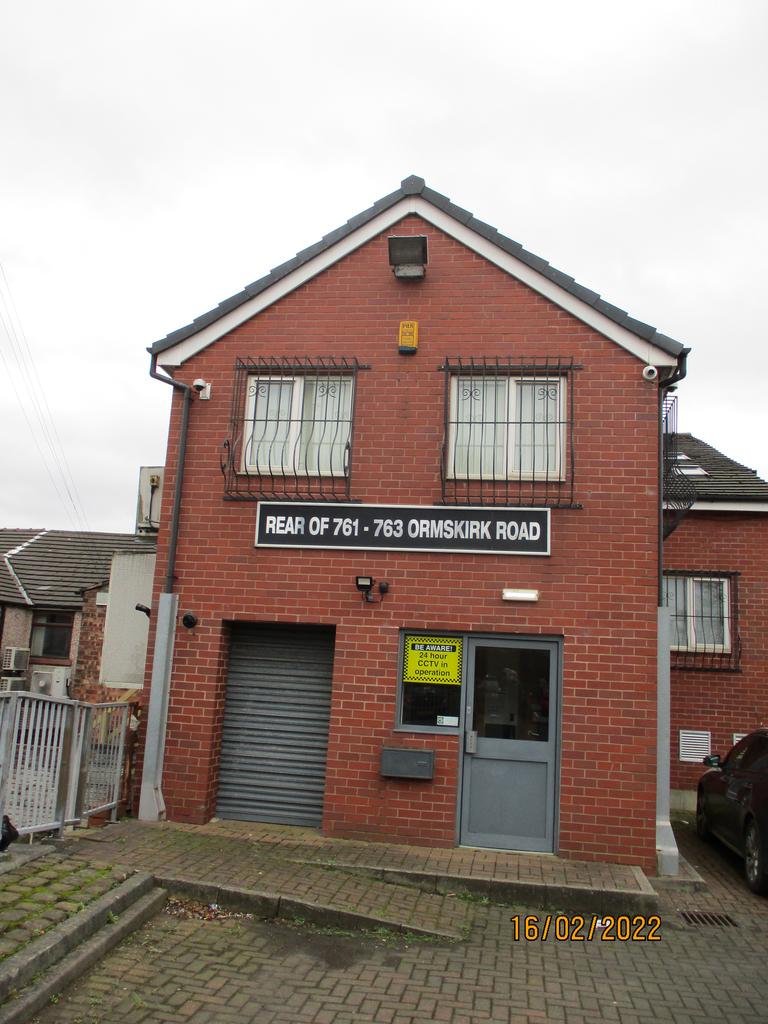 Rear entrance
