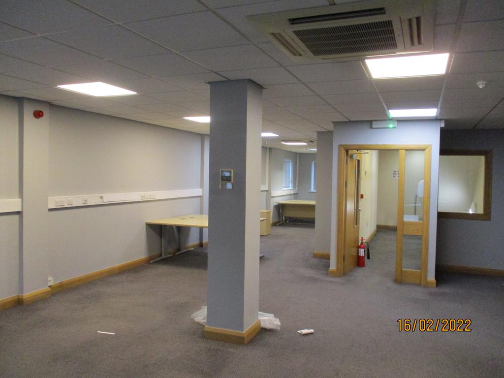 Open plan room