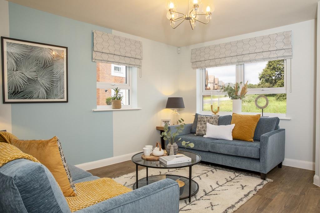 Light and airy lounge in the Ellerton 3 bedroom home