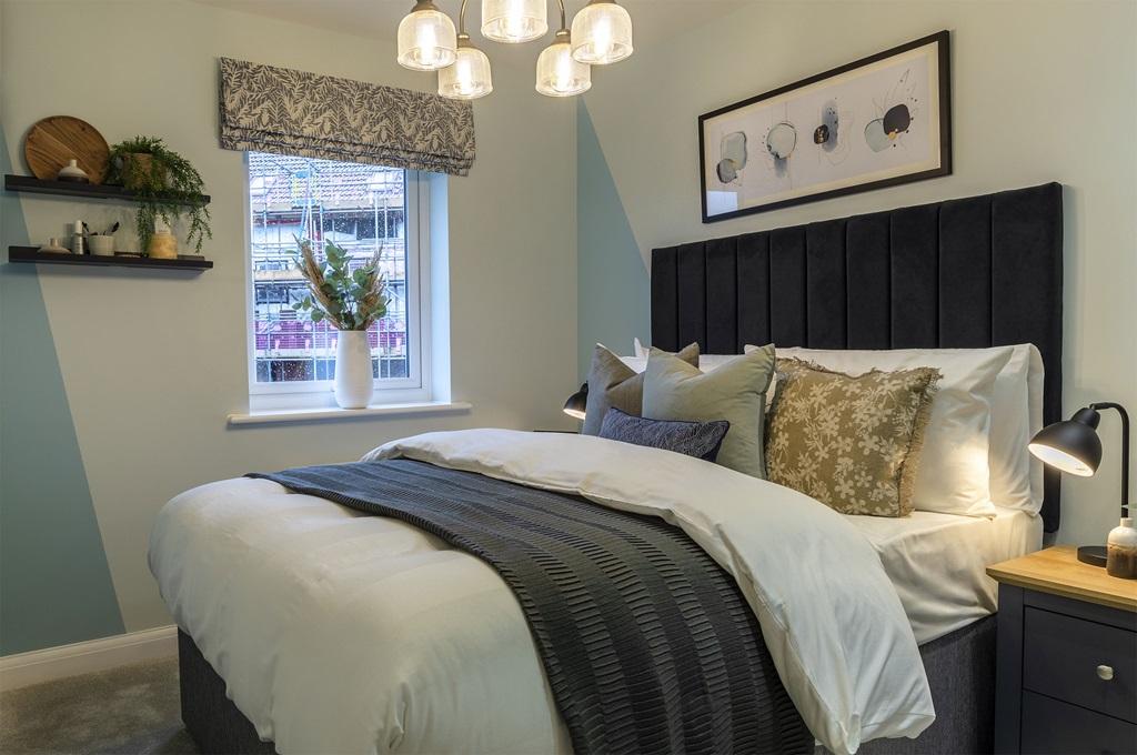 Further double bedroom in the Ellerton 3 bedroom home