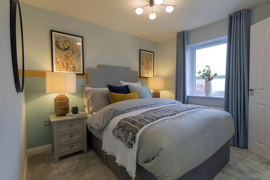 En suite main bedroom in the Ellerton 3 bedroom home