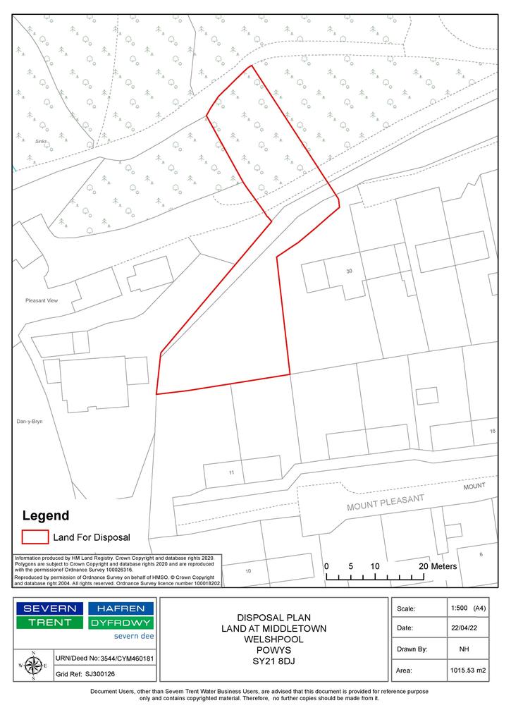Land at middletown powys - disposal plan-page-001 