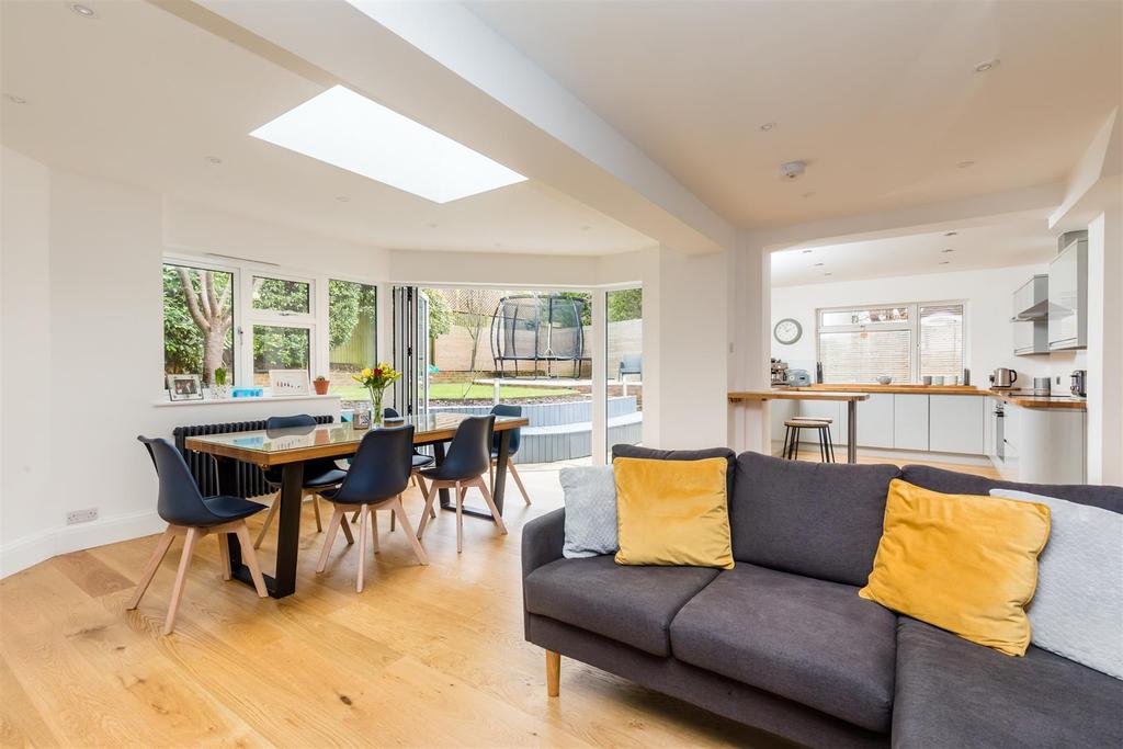 Open plan living area
