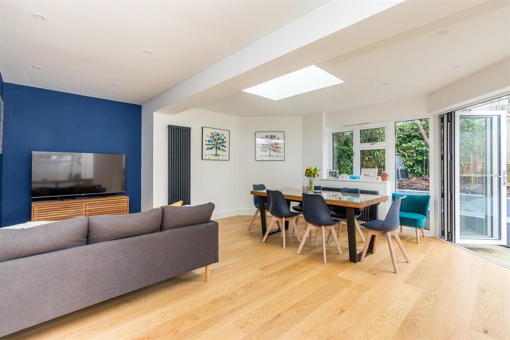Open plan living area