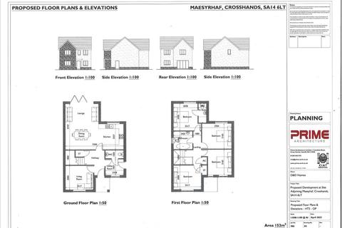 4 bedroom detached house for sale - Proposed Development At Site Adjoining Maesyrhaf,, (House Type 2), CROSS HANDS, Llanelli