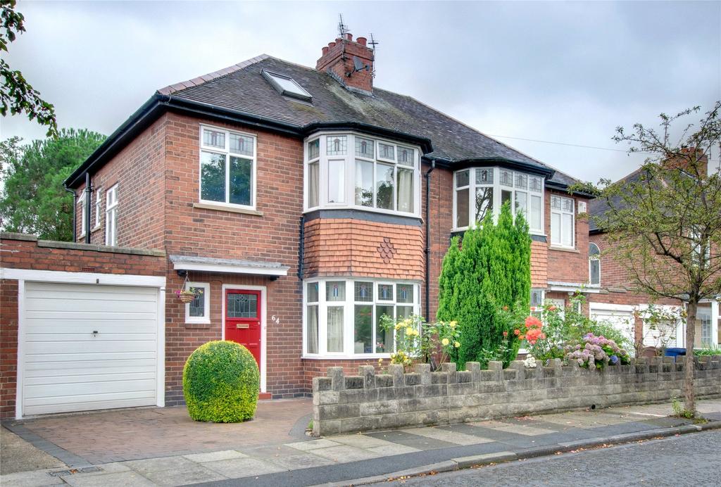 Ridgewood Crescent, South Gosforth... 3 bed semidetached house £225,000