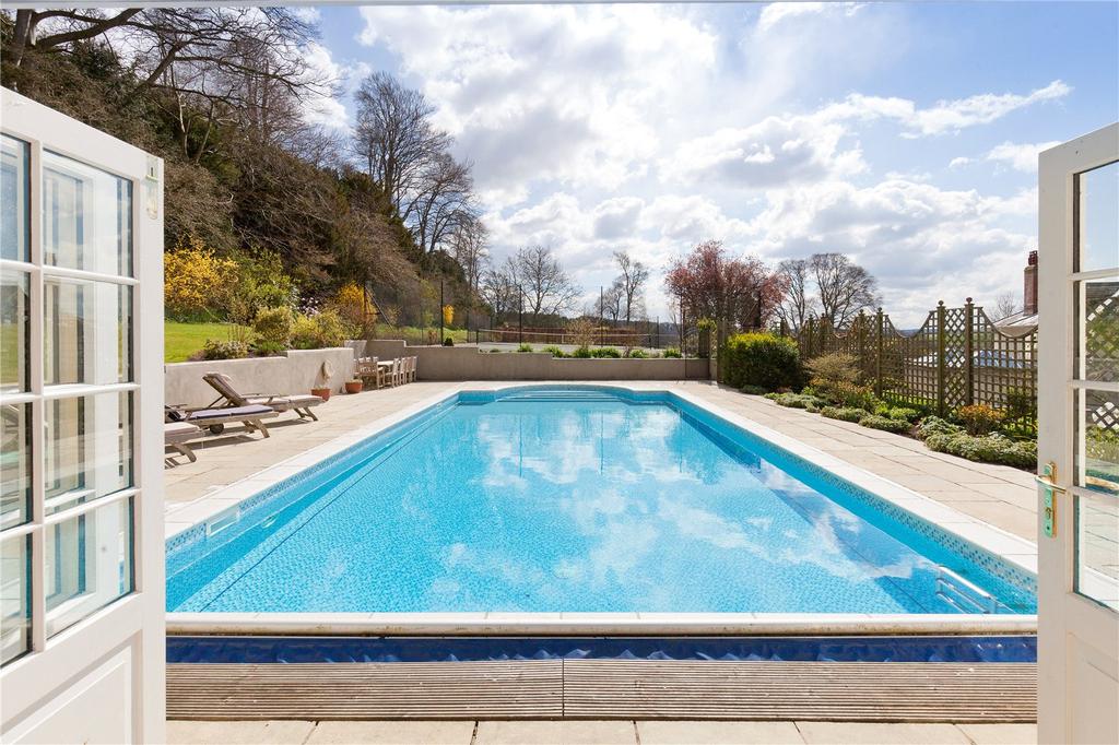 Pool House View
