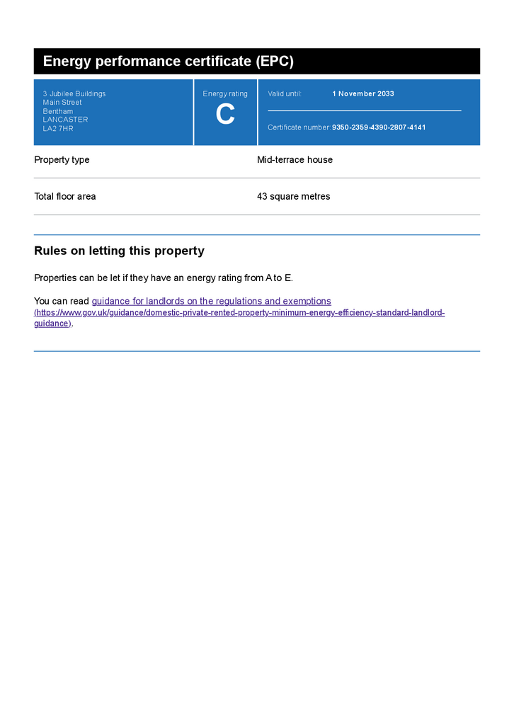 EPC Certificate