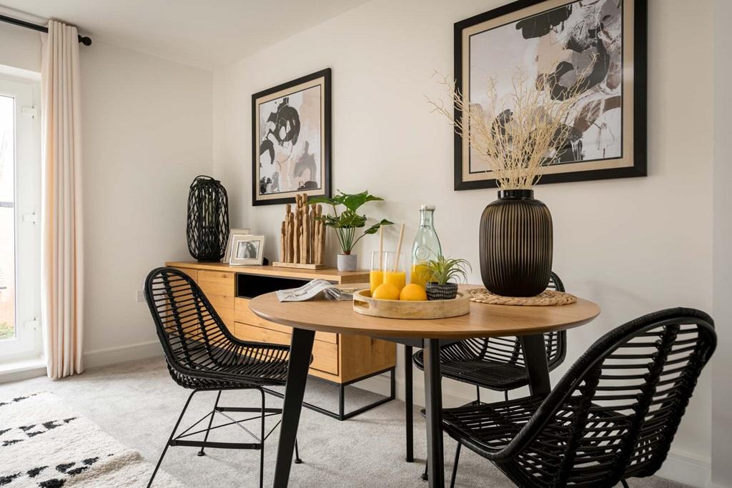 Eat and entertain in your living dining space