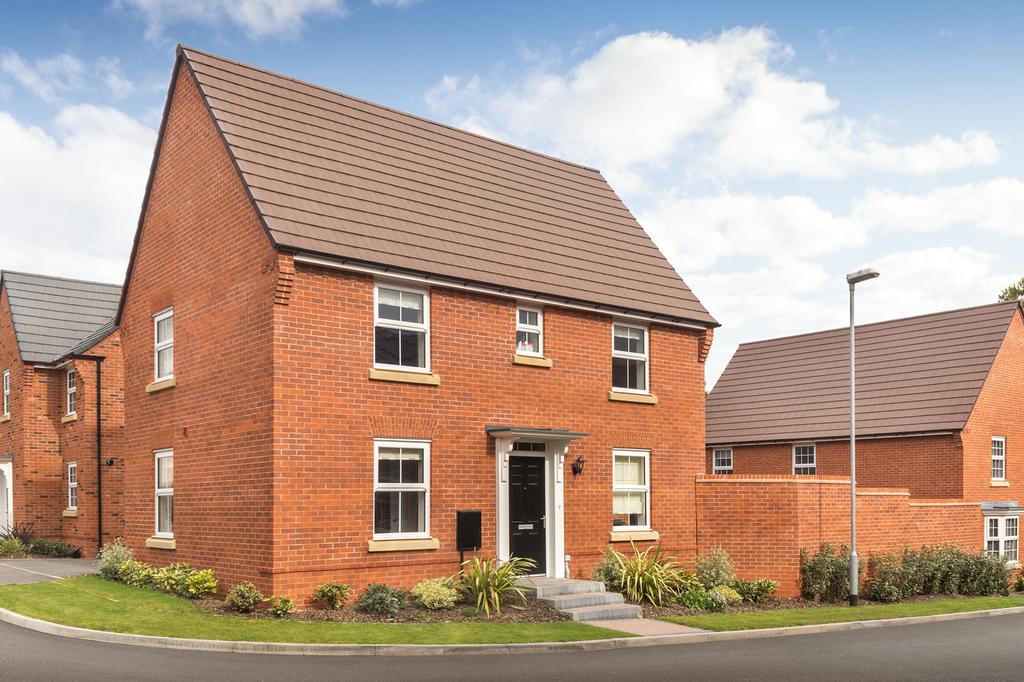 Outside view of 3 bedroom home The Hadley