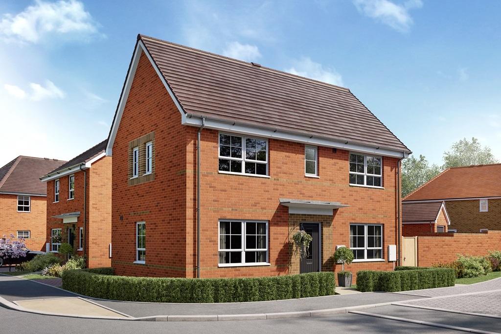 CGI   front view 2 bedroom with study Epping