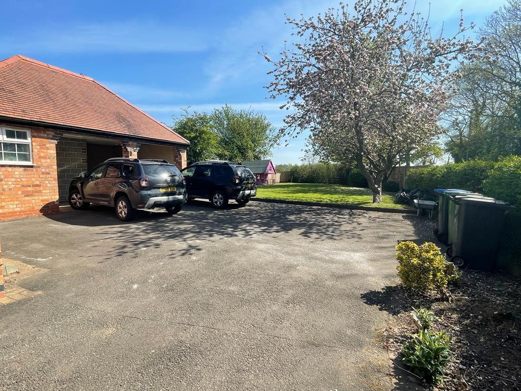 Driveway and double carport