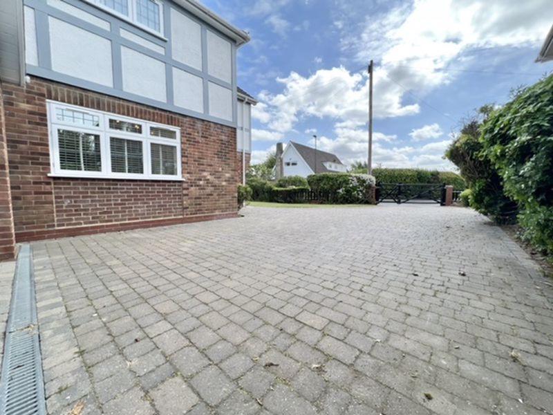 Driveway from garage