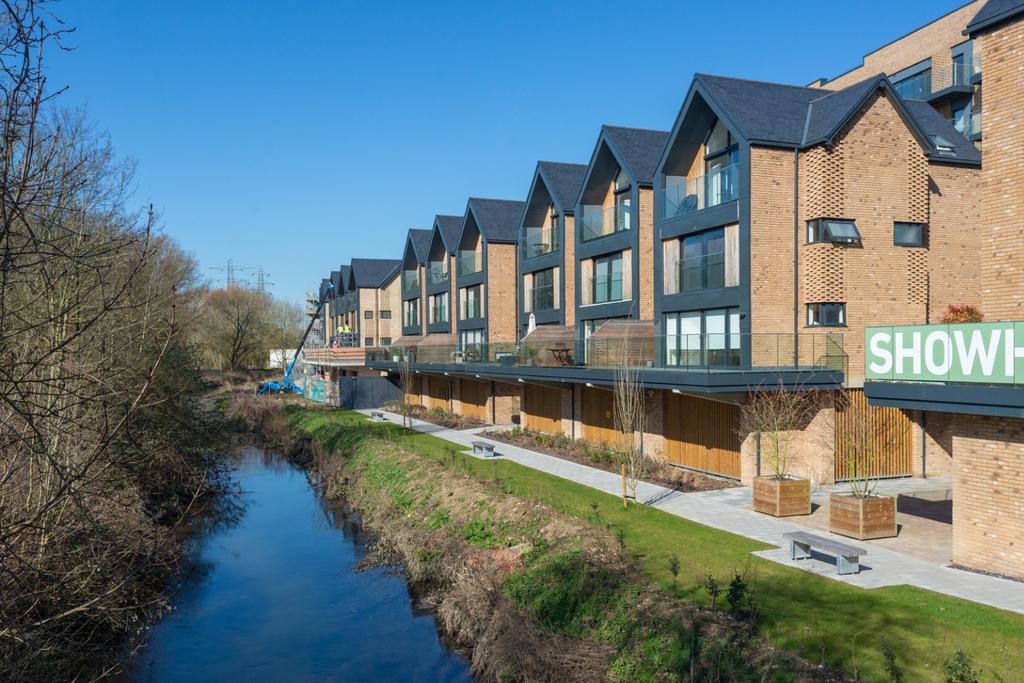 Ashford Riverside Park, Riverside Walk, Ashford 3 bed end of terrace house £520,000