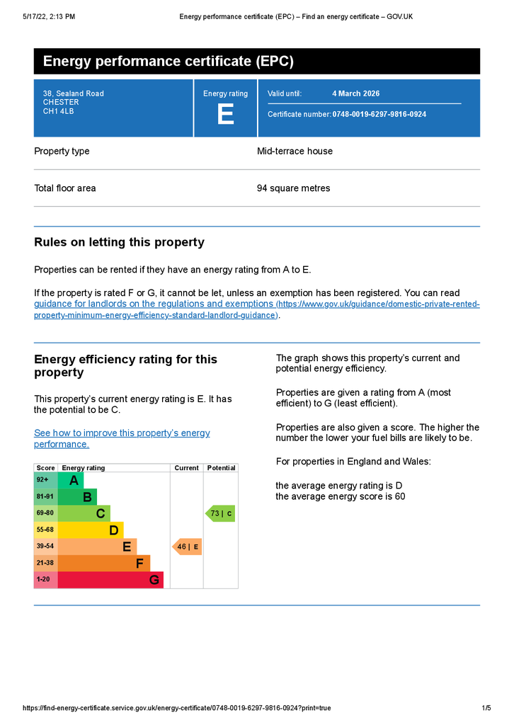 EPC Certificate