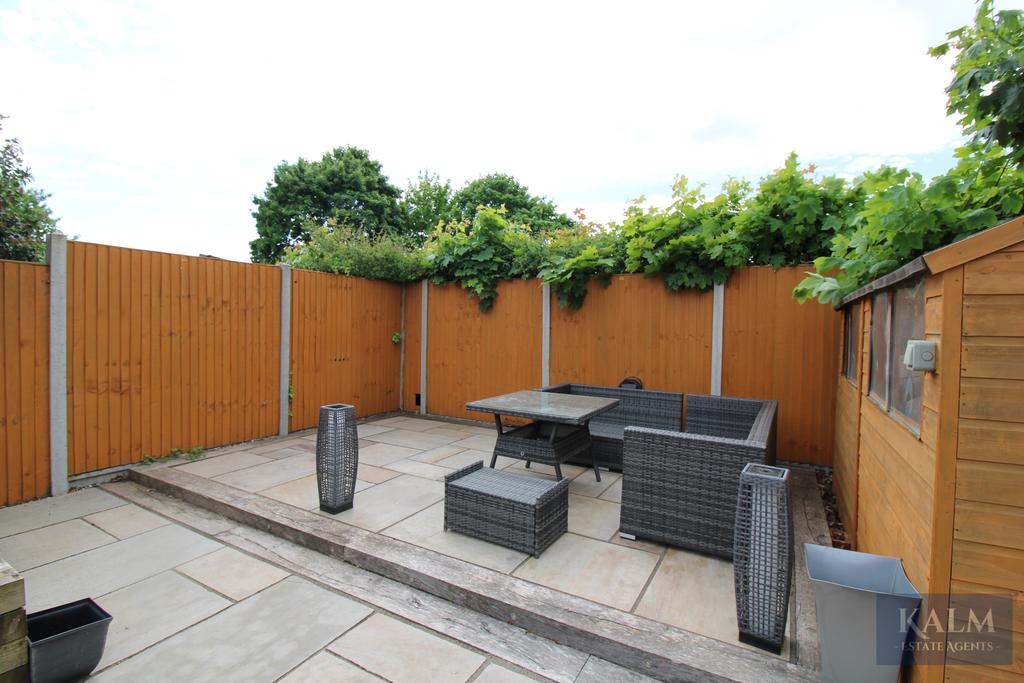 Rear patio