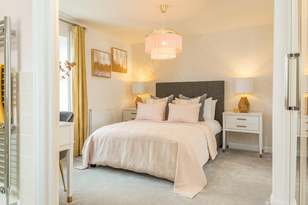 Bedroom in the Ashurst 3 bedroom home