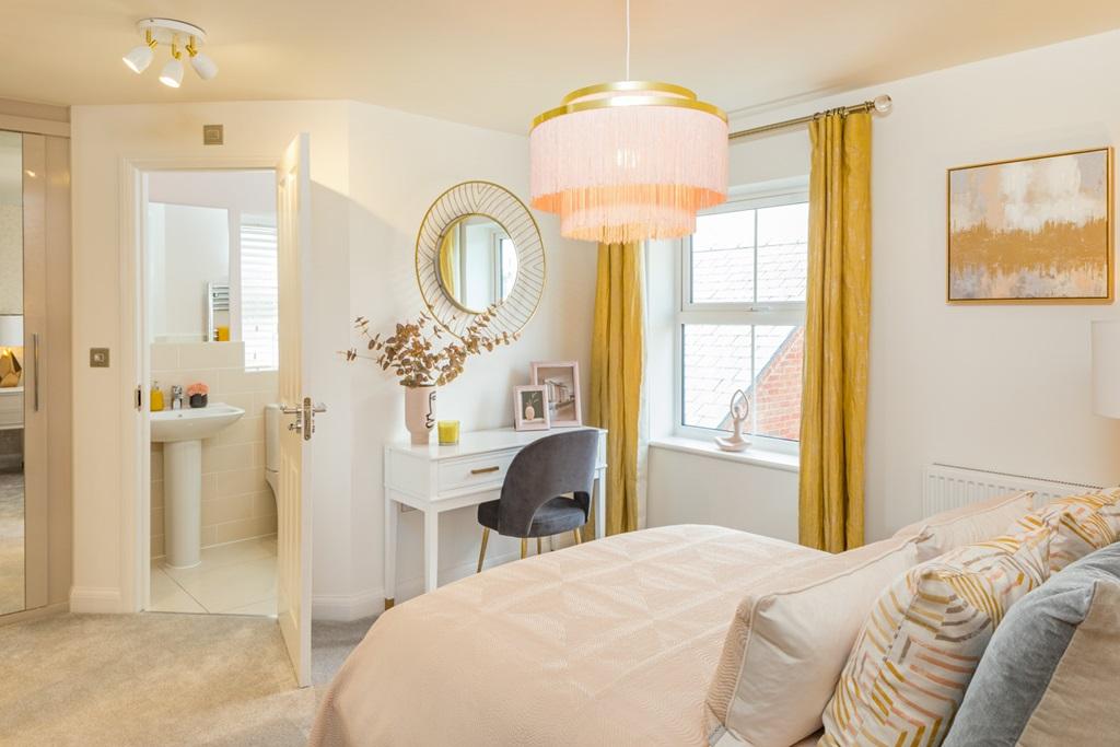 Bedroom in the Ashurst 3 bedroom home