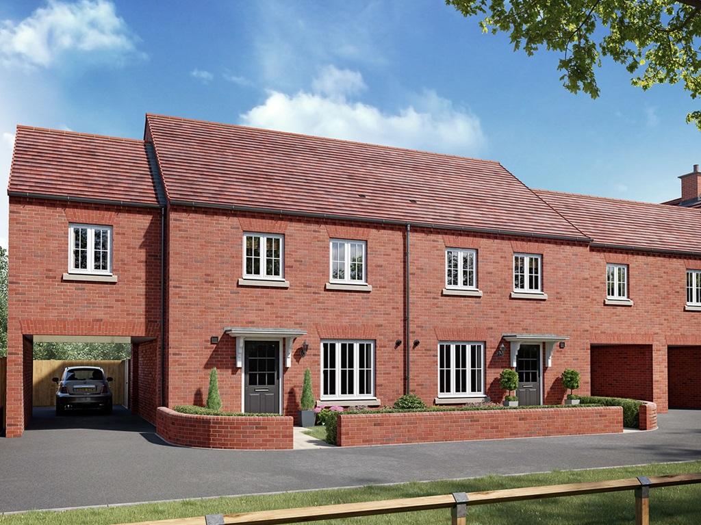 Exterior CGI view of our Bloxham  3 bed home