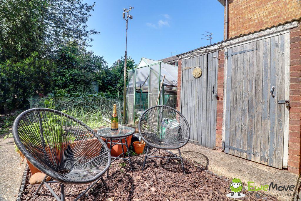 Pleasant Garden with Storage