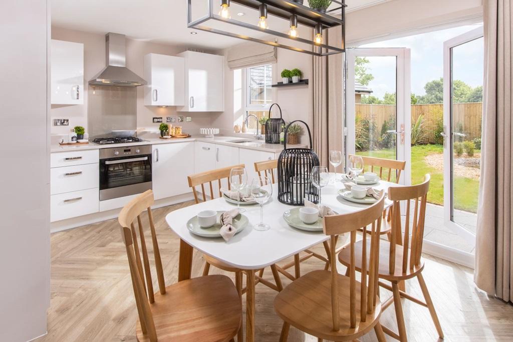 Internal image of the Ellerton kitchen/dining room