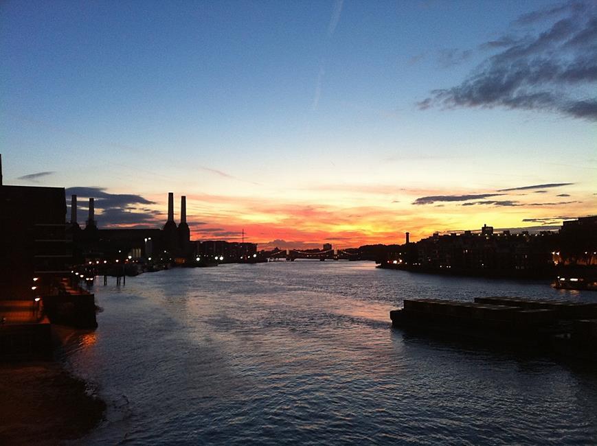 Sunset at Riverside Court