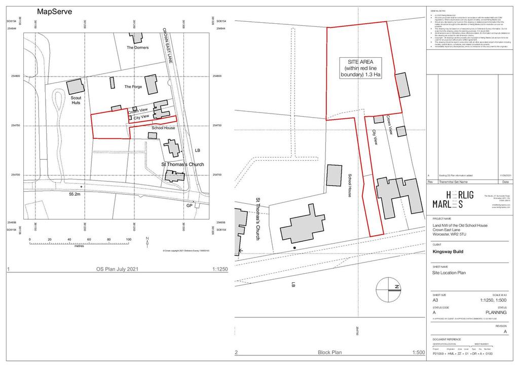 Crown East, Rushwick, Worcester Plot £250,000