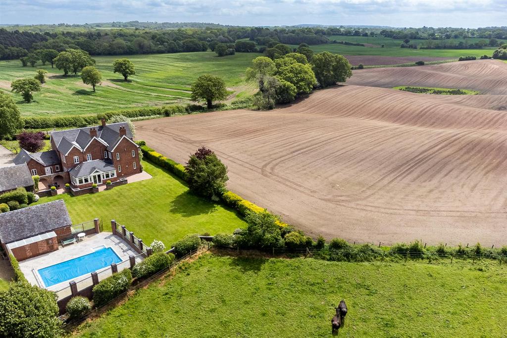 Off Checkley Lane, Checkley, Nantwich 5 bed country house £1,250,000