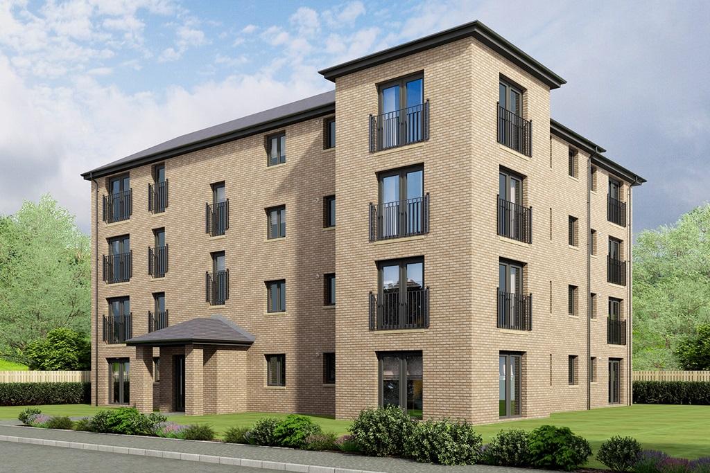 An example of the 1 and 2 bedroom apartments at Bankfield Brae