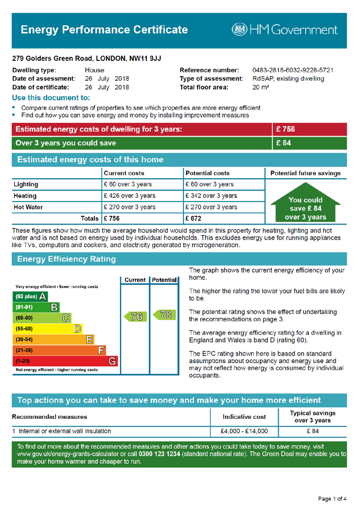 EPC Certificate
