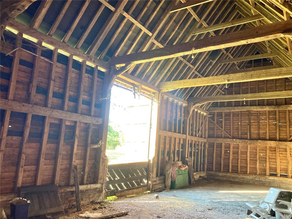 Inside Of Barn