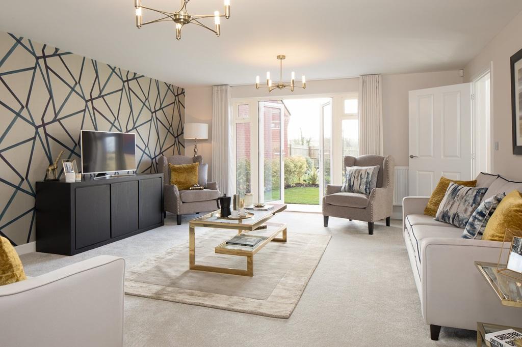 Lounge with French doors