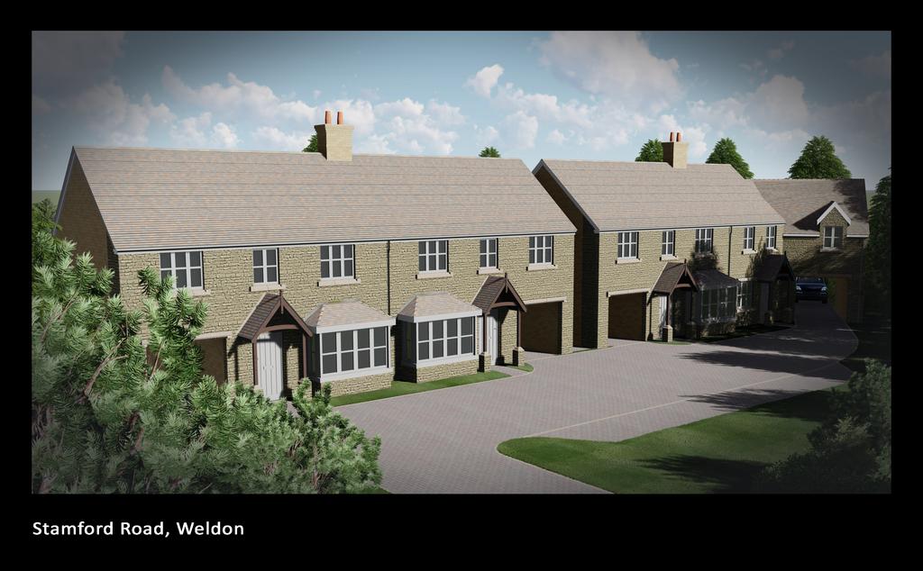 Stamford Road, Weldon, Corby, NN17 End of terrace house £425,000