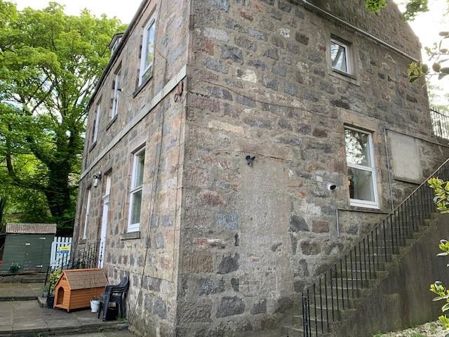 External Stone Steps to Rear of Property