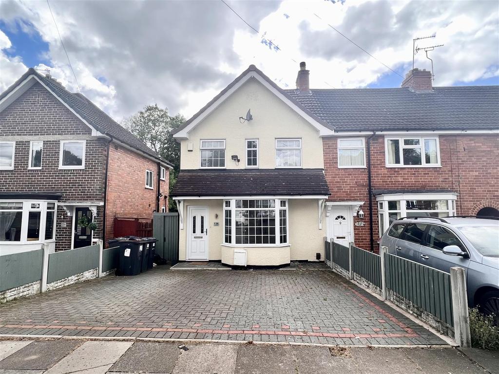 Gracemere Crescent, Hall Green, Birmingham 3 bed end of terrace house
