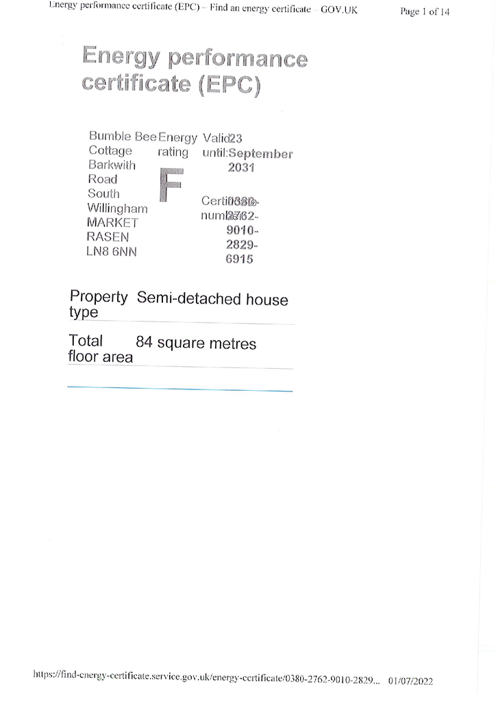 EPC Certificate